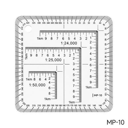 Flexible Map Scale And Protractor for Construction Engineering Surveying E2825