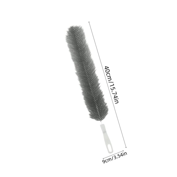 Flexible Microfiber Gap Brush B, 4 Count Bendable Duster – Soft Bristle for AC Vent Keyboard, Removable Washable Sleeve, Compact for Drawer Storage, Housekeeping Gift for Friend