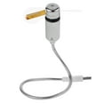 Flexible Mini USB LED Cooling Flashing Fan Programmable Edit Word for