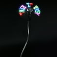 Flexible Mini USB LED Cooling Flashing Fan Programmable Edit Word for