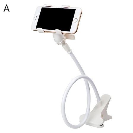 Mobile Phone Rests 360 Clip Mobile Phone Holder Stand Portable Flexible Lazy Bed Desktop ...