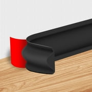 Flexible Molding Trim,White Self Adhesive Wall Trim Mini Peel and Stick Rubber Trim Molding for Floor, Bathroom,Walls,Kitchen,Countertop Home Decoration