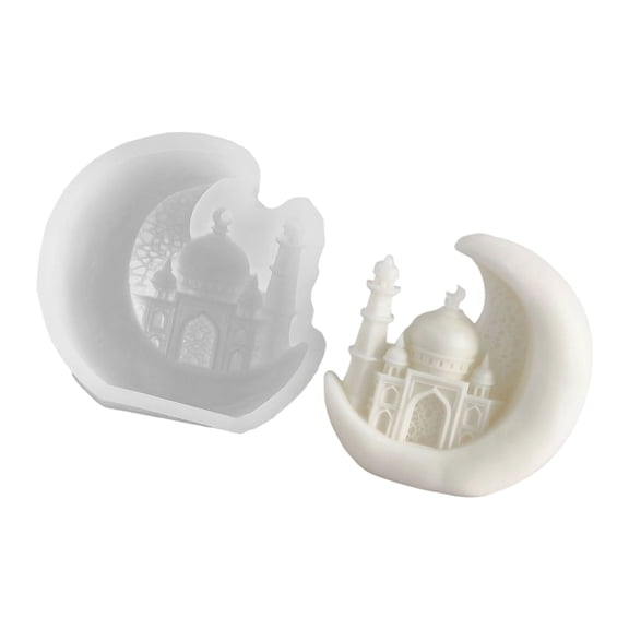 Flexible Moons Silicone Casting Mold For Chocolate Molding Easy Demolding Heat Resistant Reusable Crafting Supplies