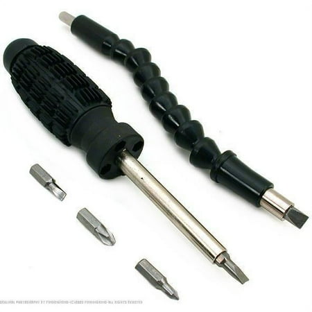 Flexible Multi Bit Screwdriver Automotive Hand Tools