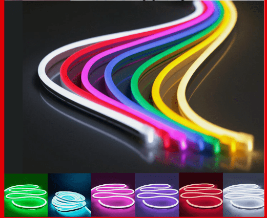 Flexible Neon LED Light Strip – Silicone Tube Sign Lighting for Indoor & Outdoor Decor
