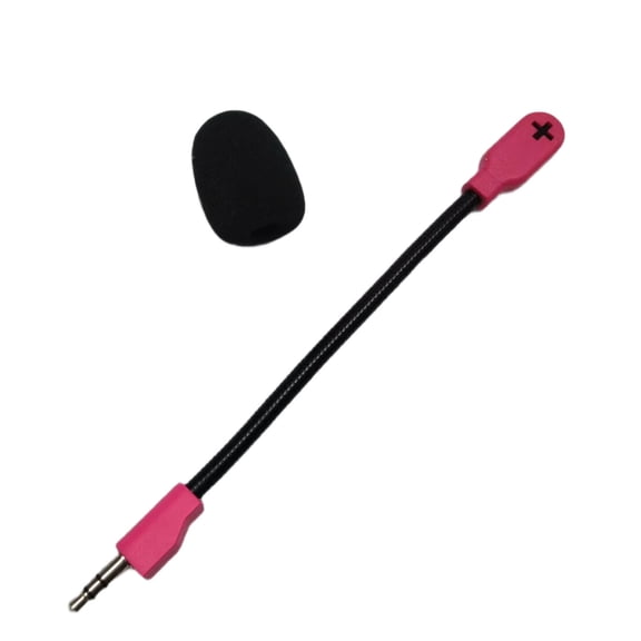Flexible Noise Reductions Gaming Microphone 3.5mm Plugs Suitable for Select Model Wireless Headsets And Laptops