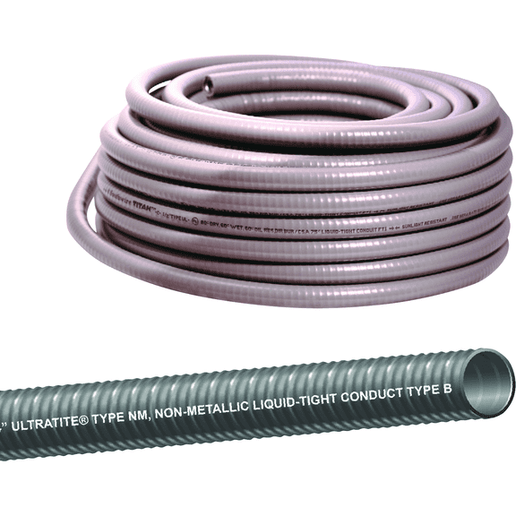 Flexible Non-Metallic Conduit - Single Pack Indoor & Outdoor Use, NEC-Compliant