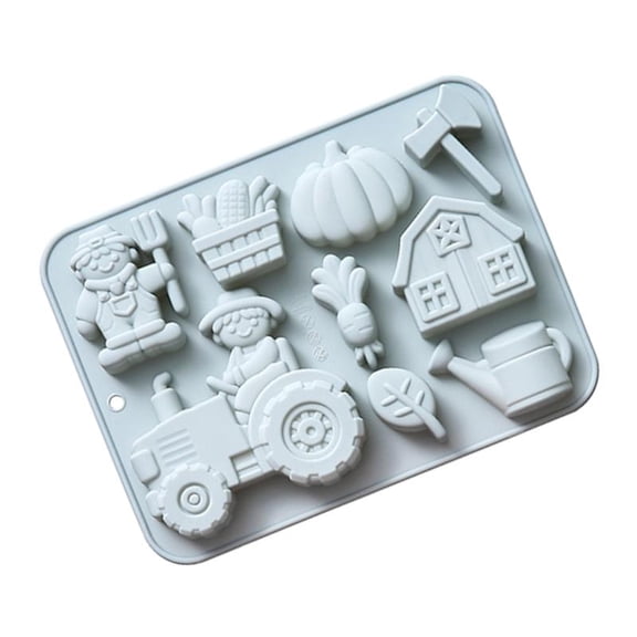 Flexible Nonstick Farm Vegetable Silicone Molds For Baking And Crafts