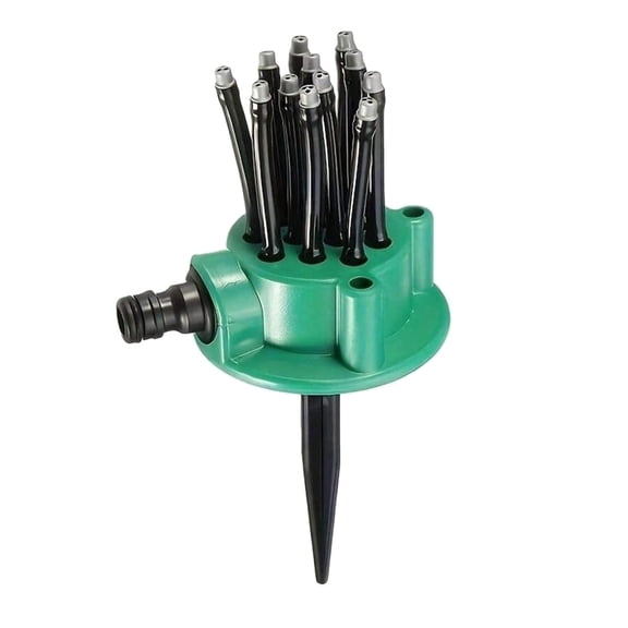Flexible Nozzle Garden Sprinkler Full Circle Rotation Multi-arm Water Spray Head for Lawn and Flower Beds