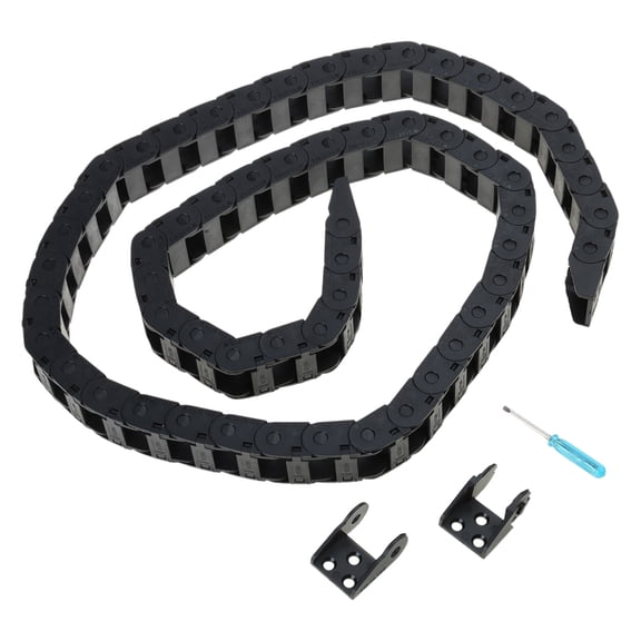 Flexible Nylon Drag Chain Cable Chain Wire Drag For Printers And Engraving Machines Reduces Equipment Load
