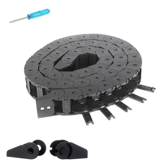 Flexible Nylon Drag Chain Cable Chain Wire Drag For Printers And Engraving Machines Reduces Equipment Load