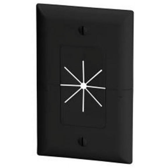Flexible Opening Split Plate - Black