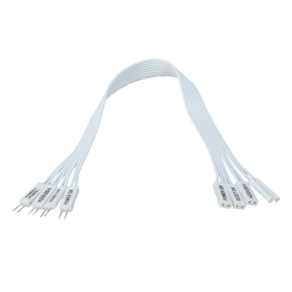 Flexible PC Case Motherboards Extension Cable For Reset Switches Power SW HDD LED