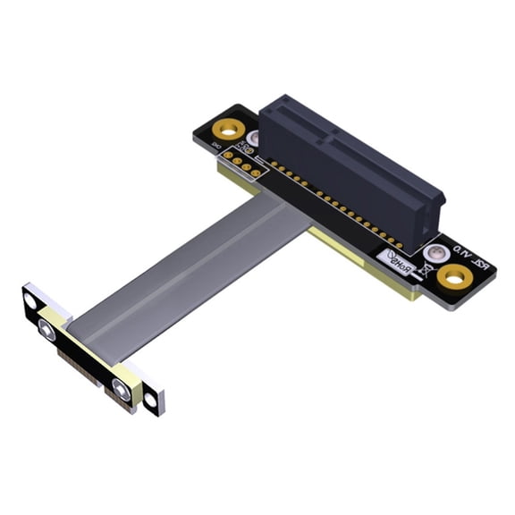 Flexible PCIE 4 To 1X Conversion Adapter Cable 180/90degree Installs For Mining And Data Intensive Tasks