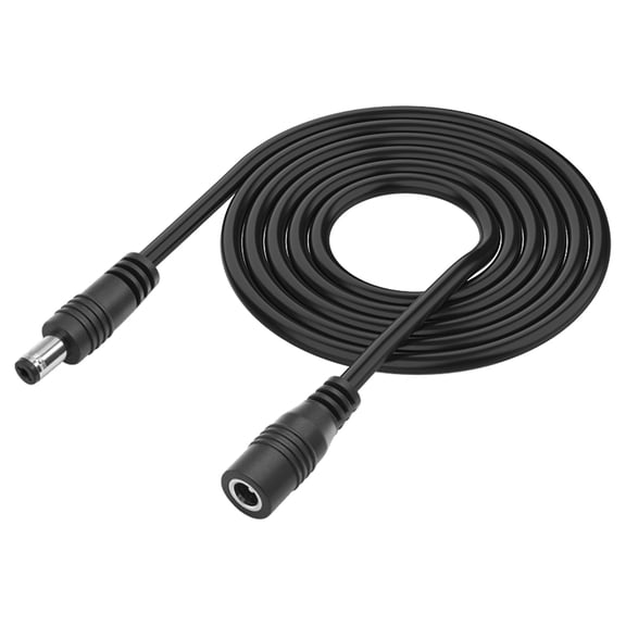 Flexible PVC DC6.3x2.1mm Male To Female Power Cable 1Meter/39.37inch Long Durability For Home And Industrial Use