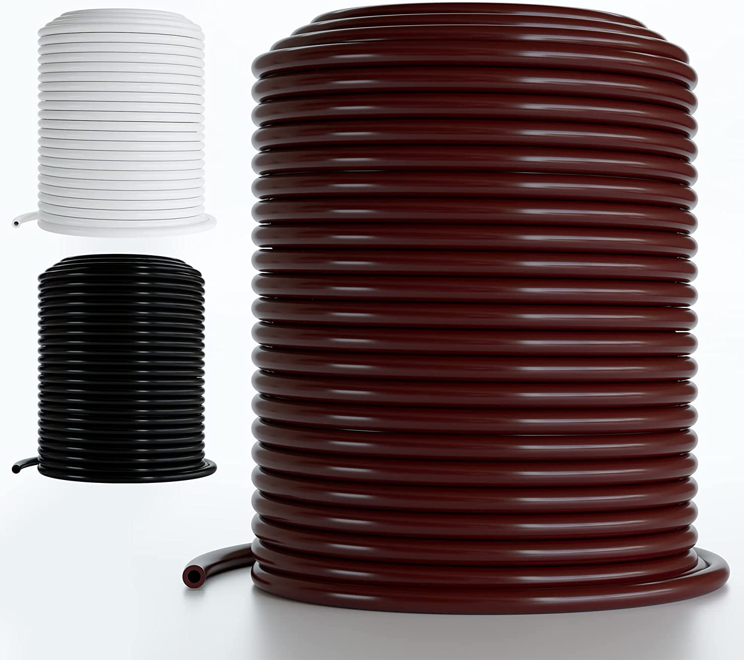 Flexible PVC Drip Irrigation Tubing, 100 Feet, Ideal for Gardening