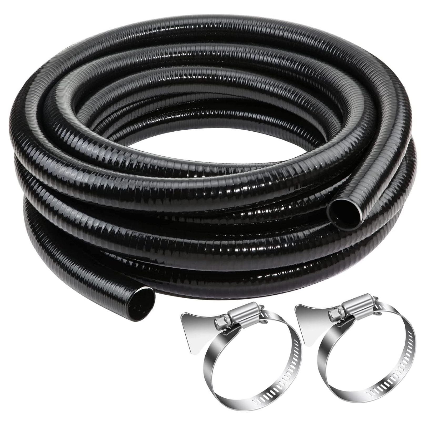 Flexible PVC Pipe2" Dia Black PVC Pipe,2" x25 feet Pool Hose,Spa Hose