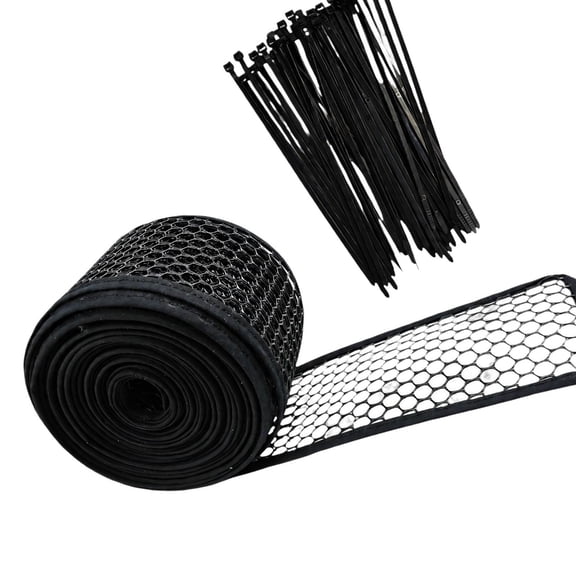 Flexible Pet Barrier for Cats and Dogs, Mesh Blocker with a Bordered Edge for Low Clearance Beneath Sofas and Bed Frames with Basic Installation