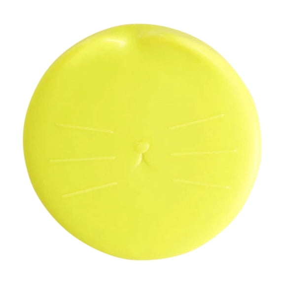 Flexible Pet Food Can Lids Sealing Covers for Dog Cat Food Cans Material Easy To Use Leak Freshness Seal Yellow