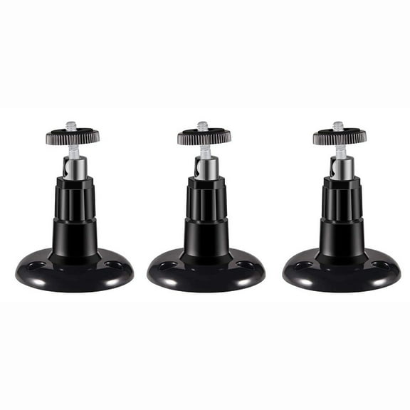 Flexible Placement Mount, Durable Metal ABS Plastic for Indoor Outdoor Security, Professional Security Wall Mount with 360 Degree Swivel 90 Degree Tilt, Universal Camera Mounting