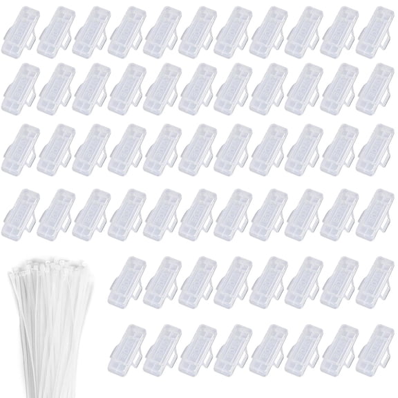 Flexible Plastic Line Holders with Closed Structure Cable Identification Solution for Indoor Outdoor & Boats Line Arrange