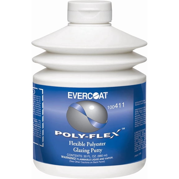 Flexible Polyester Glazing Putty for Spot Filling and Skim Coating