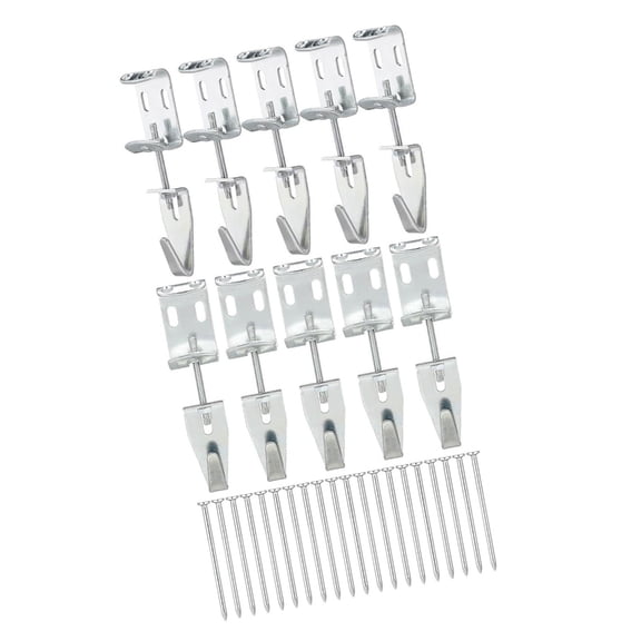 Flexible Positioning Wall Hook System For Picture Frames Decorative Panels Retail Display
