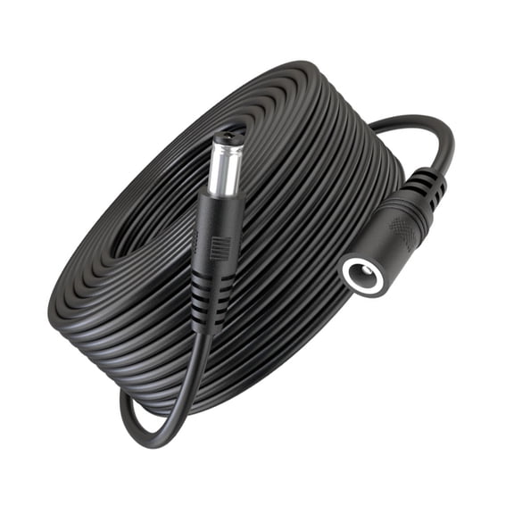Flexible Power Supply Cable For Surveillances Camera With DC5.5X2.1Mm Connector Security Camera Power Extension Cord