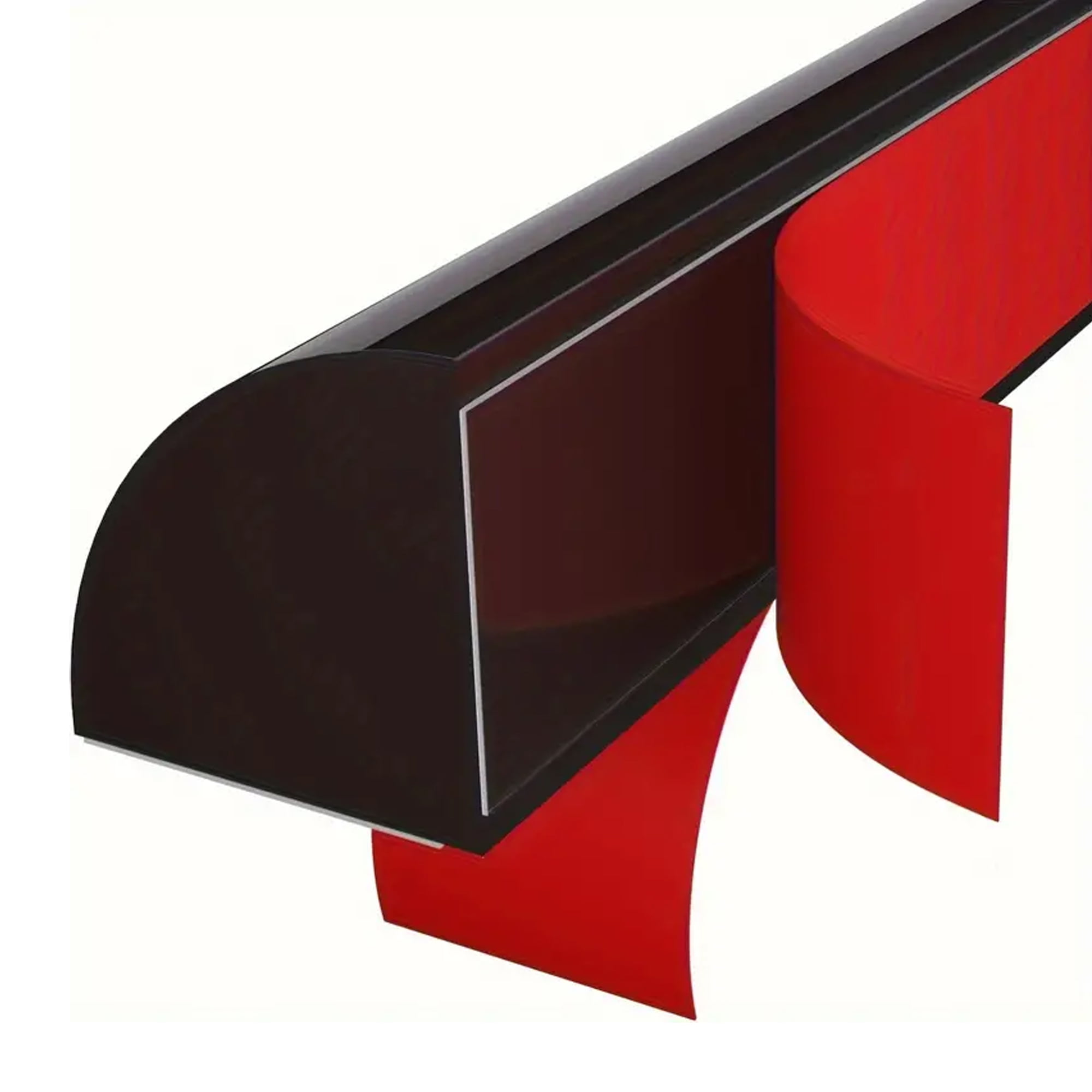 Flexible Quarter Round Molding, Mini Peel and Stick Rubber Trim Molding