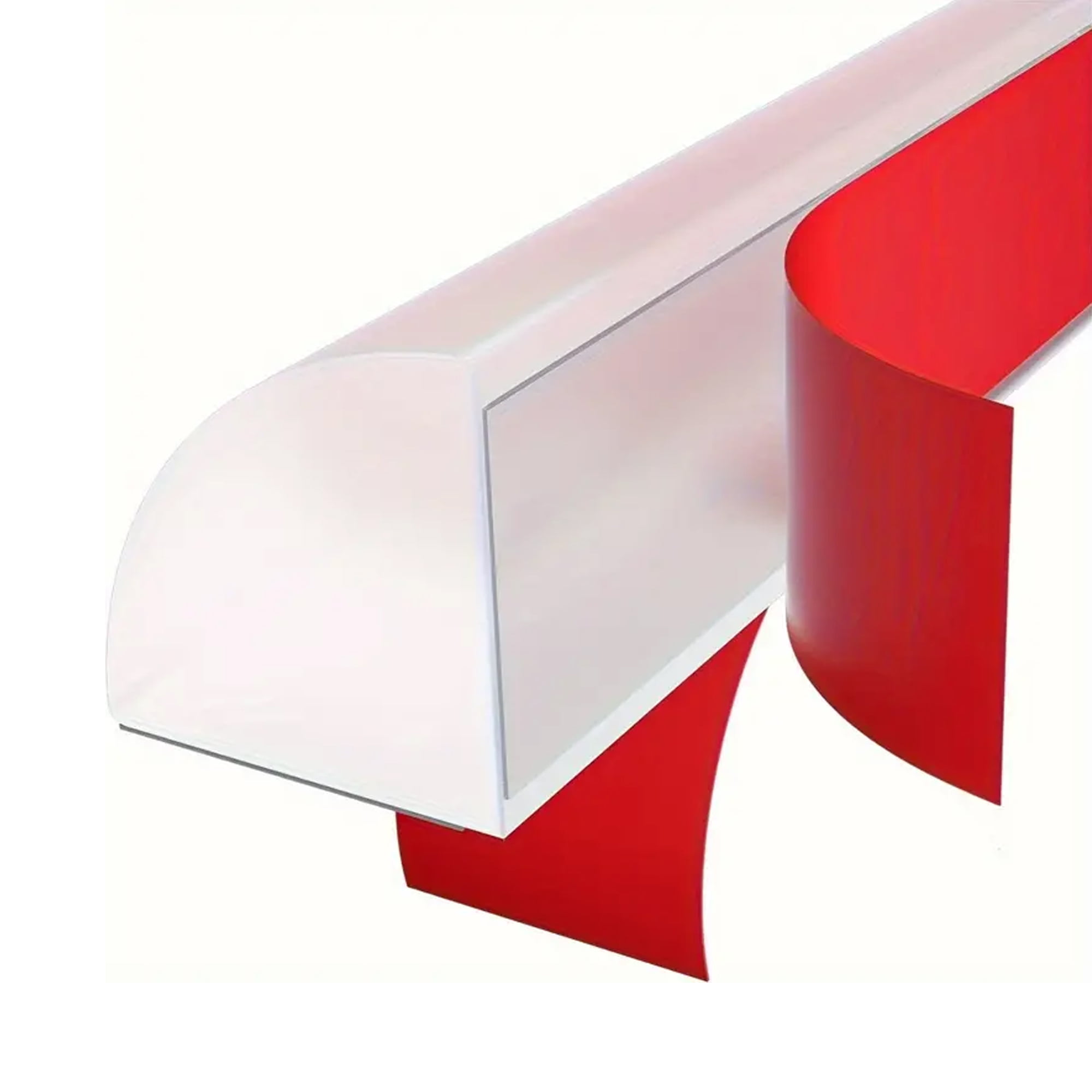 Flexible Quarter Round Molding, Mini Peel and Stick Rubber Trim Molding