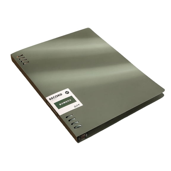 Flexible Refillable Notebook Elegant Design Planner Durability PP Hardcover Smooth Writing Paper For Study