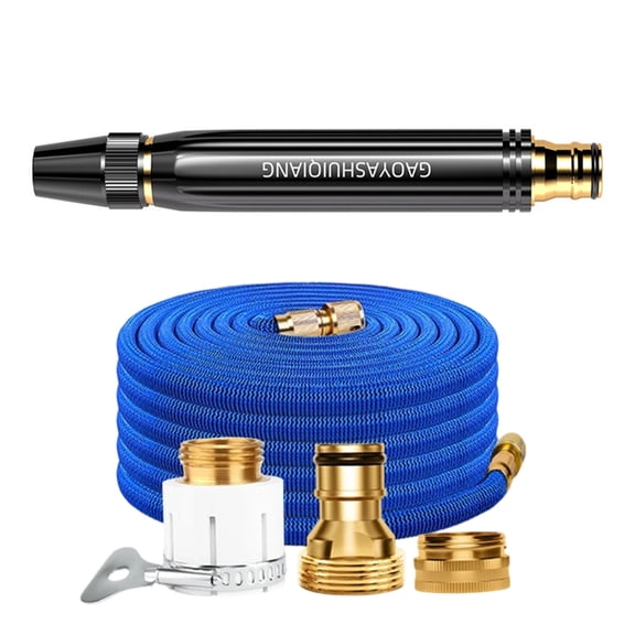 Flexible Retractable Water Hose With Leakproof Design Ideal For Plant Watering And Patios Yard Maintenance
