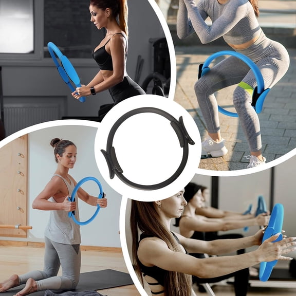 Flexible Ring Fitness " Yoga Rings With Handles For Arm Toning Thigh Leg And Core Workouts Home Exercise