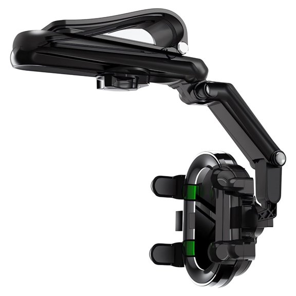 Flexible Rotatable Car Phone Mount Clip Support For 4.7 To 6.5 Inch Smartphones Secure Grip Offers Full Angle Adjustment