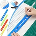 thumbnail image 1 of Flexible Rubber Plastic Ruler | Shatterproof Soft Bendable Measuring Tool | 12 Inch/30 cm Double Scale (Inch/CM) | Gradient Colors | Straight Edge | Office Home Drawing | 1 Pack, 1 of 1