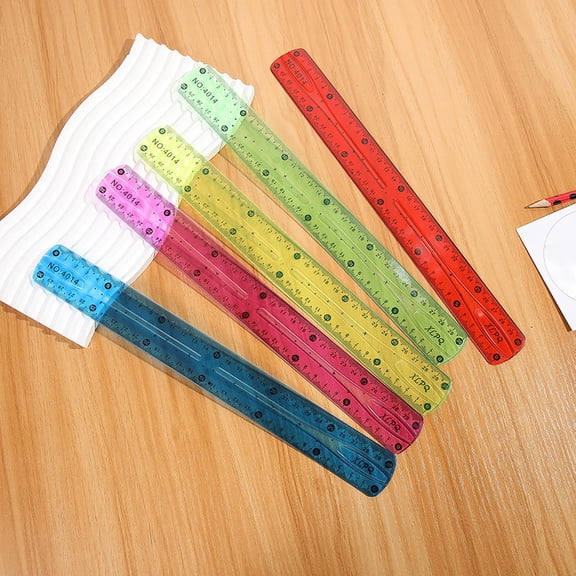 Flexible Ruler 12 Inch 30cm Inches Centimeter Metric Drafting Measuring Office Tool