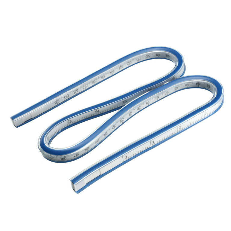 Flexible Ruler 24‘’ 60cm Curve Ruler for Engineering Drawing Garment Design