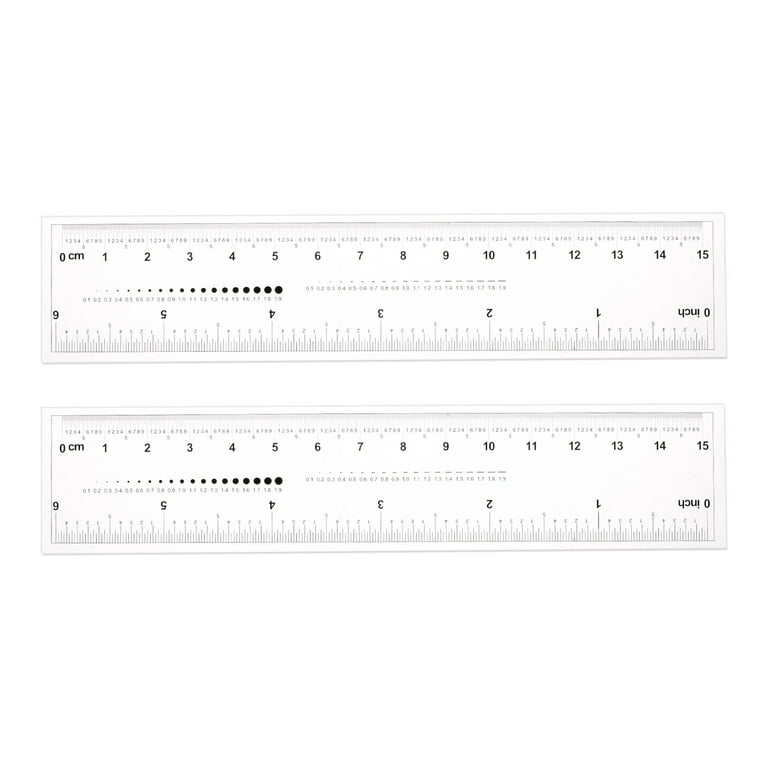 Measuring Ruler With Stickers 6 Pack Foldable Flexible Rulers With ...