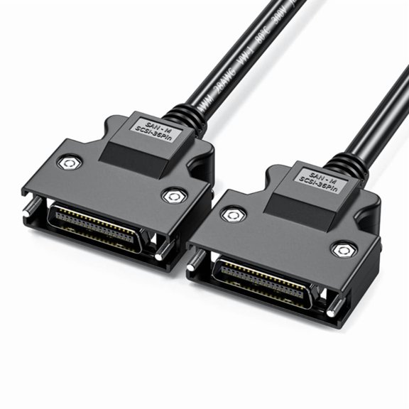 Flexible SCSI CN36P Data Cable 36Pin Servo SCSI CN36P Data Cable 28AWG For Tape Drives And Scanners 50-600CM