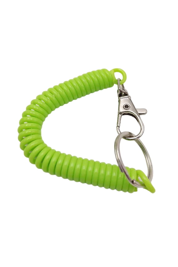Flexible Secure Key Holder Stylish Coil Keychain Colorful Key Holder Suitable for Ensuring Key Safety During Travel