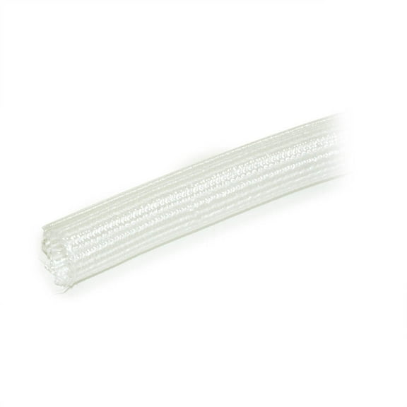 Flexible, Semi-Rigid Wrappable Split Tube, 3/4" Diameter PER FOOT, Whit