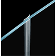 thumbnail image 1 of Flexible Shower Door Side Seal Strip 100 inch Shower Side Sweep for 1/2" Framelss Glass Door, 1 of 6