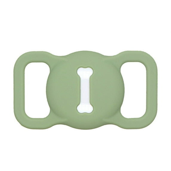 Flexible Silicone AirTag Collar Loop - Waterproof Protective Holder for Apple AirTag Pet Tracker, Durable GPS Tracking Case for Dog & Cat Collars (Secure Fit)