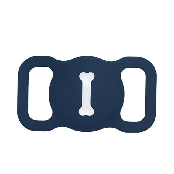 Flexible Silicone AirTag Collar Loop - Waterproof Protective Holder for Apple AirTag Pet Tracker, Durable GPS Tracking Case for Dog & Cat Collars (Secure Fit)