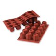 thumbnail image 1 of Flexible Silicone Bakeware: Bordelais 2 Oz, 1.77" Dia x 1.77" High, 15 Cavities, 1 of 3