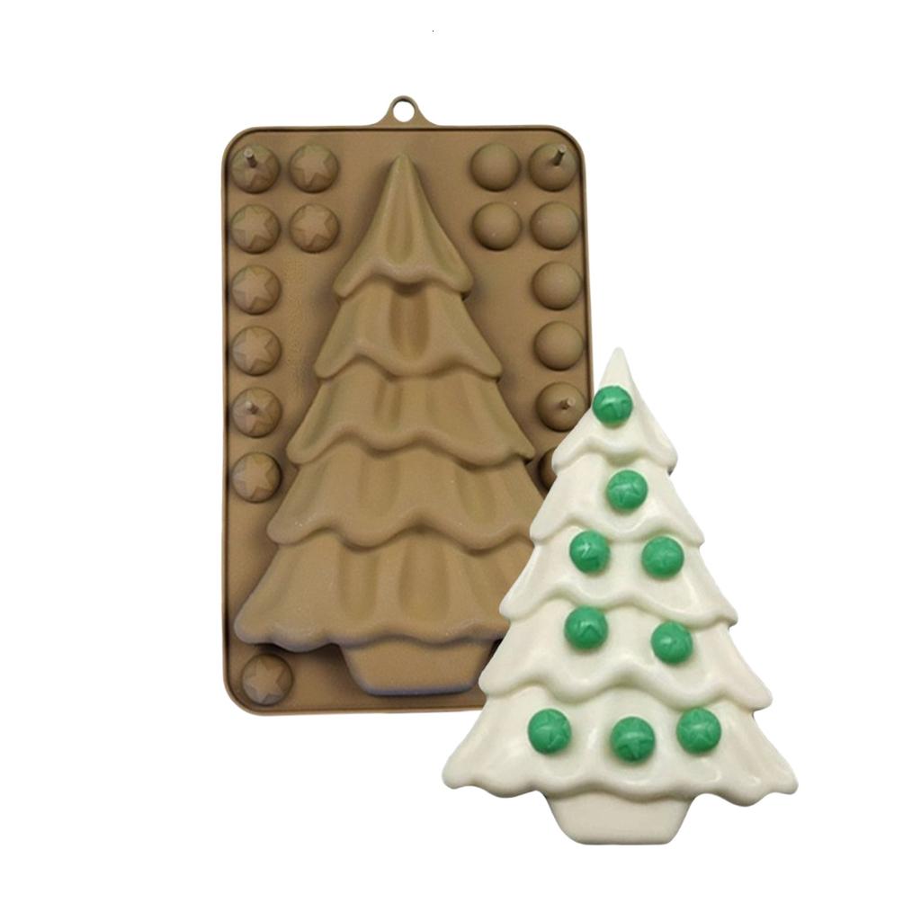 25-Frame Christmas Chocolate Silicone Mold Set - Reusable Baking Molds For Candy, Ice Cubes & Wax Melts