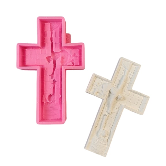 Flexible Silicone Crosses Mould for Artistics and Home Decoration Crafting