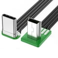 thumbnail image 1 of Flexible Silicone Ctype To USB Charging 480Mbps Data Cable With Angled Connectors for Mobile Devices, 1 of 6