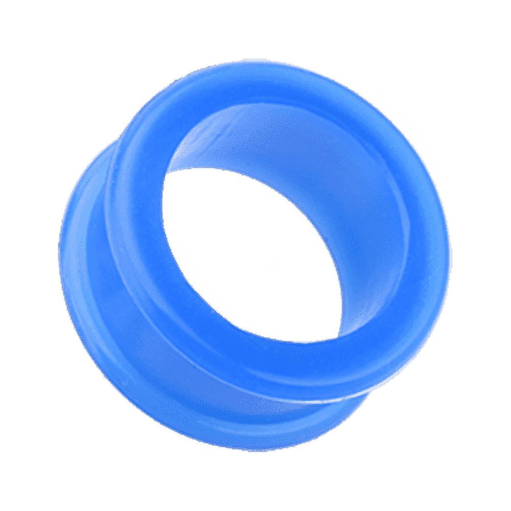 Flexible Silicone Double Flared Ear Gauge Tunnel Plug Earrings