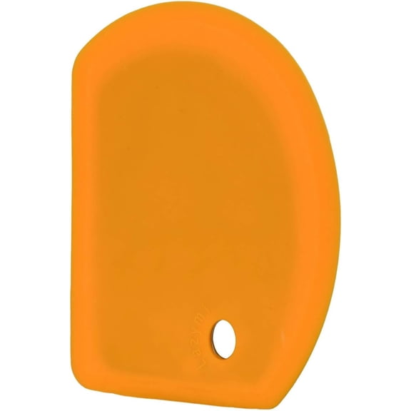 Flexible Silicone Dough Scraper, Large (15.2  10.9 cm) Multi-Purpose Non-Stick Pastry Scraper, Scraper Spatula Bowl for Baking Bread, Fermental Dough, Pizza (Grey)